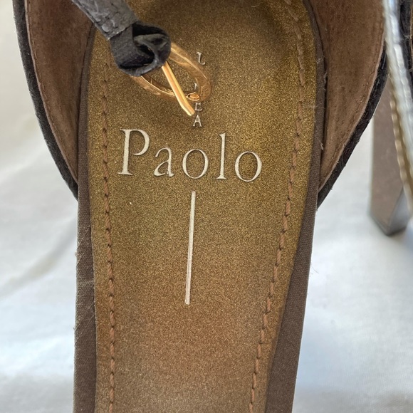 Shades of brown and black Paola heels - Picture 4 of 7